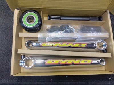 Old School Style Bmx Crank Set Dyno Style 175mm with American B/B