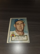 1952 Topps Joe Haynes #145 Vg-Ex Baseball Set Break Free Combined S+H
