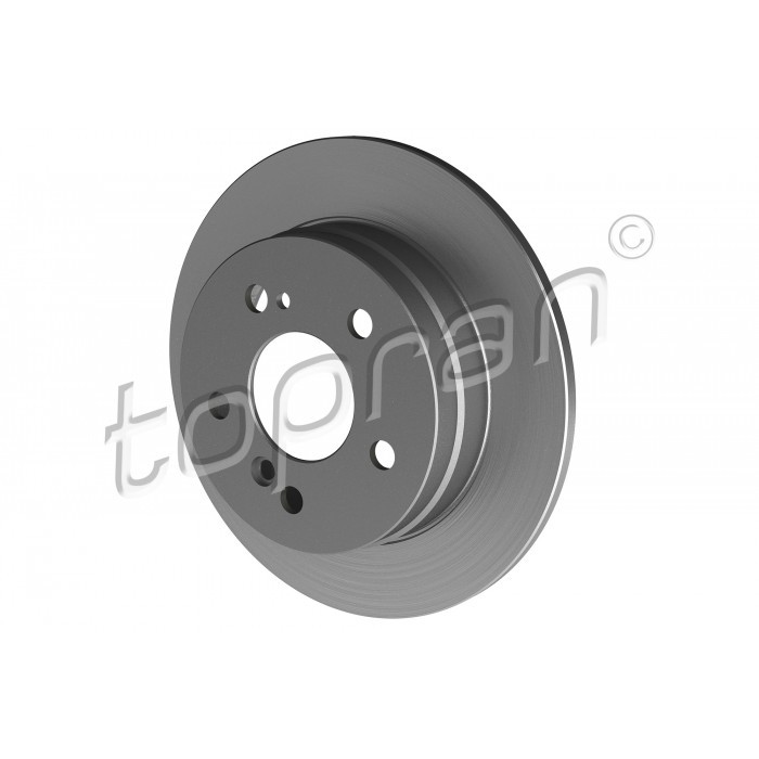 2 Disques de frein arrière pour Mercedes Classe E W124 et 190 W201 de 258mm en acier carbonisé