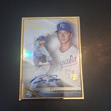 2021 Topps Gold Label #FA-BS Brady Singer Framed Rookie RC Autograph