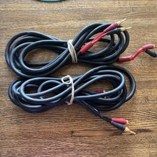 2 Monster Cable Z1R Speaker Cable Z Series  15 ft  Cable Banana to Banana
