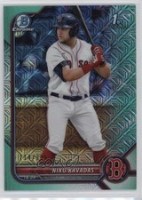 2022 Bowman Chrome Prospects Mega Box Aqua Mojo Refractor /225 Niko Kavadas 9hx