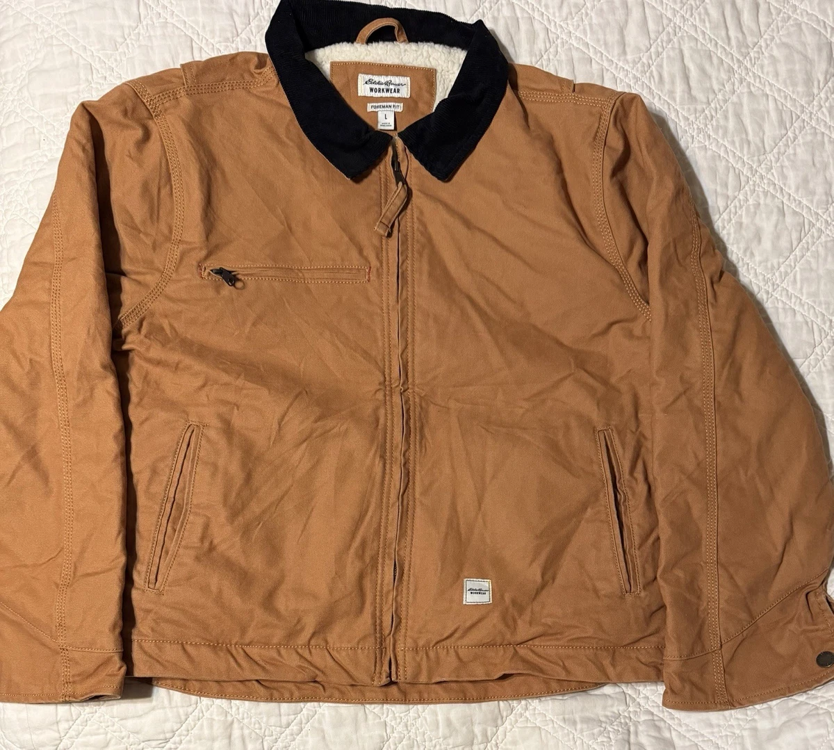 Eddie Bauer Cotton Outer Shell Coats for Men for Sale | Shop New