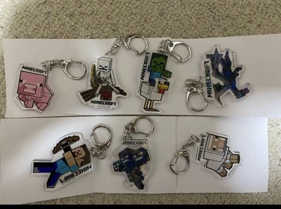 Minecraft Keychains, 7 Types, Full-Comp Set 4J
