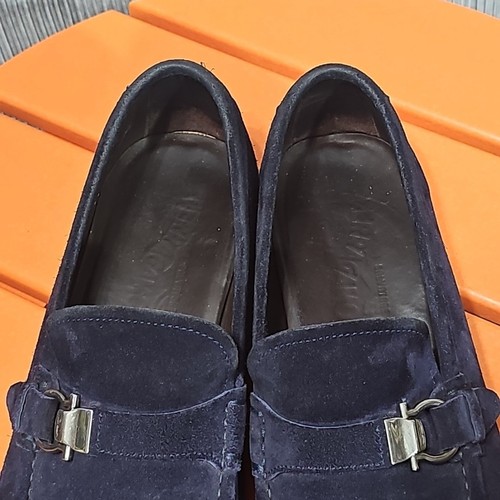 Legging En Suède Daim Bleu Marine J. Sebastien Vassal - Taille W32 (42) - Neuf Avec étiquettes