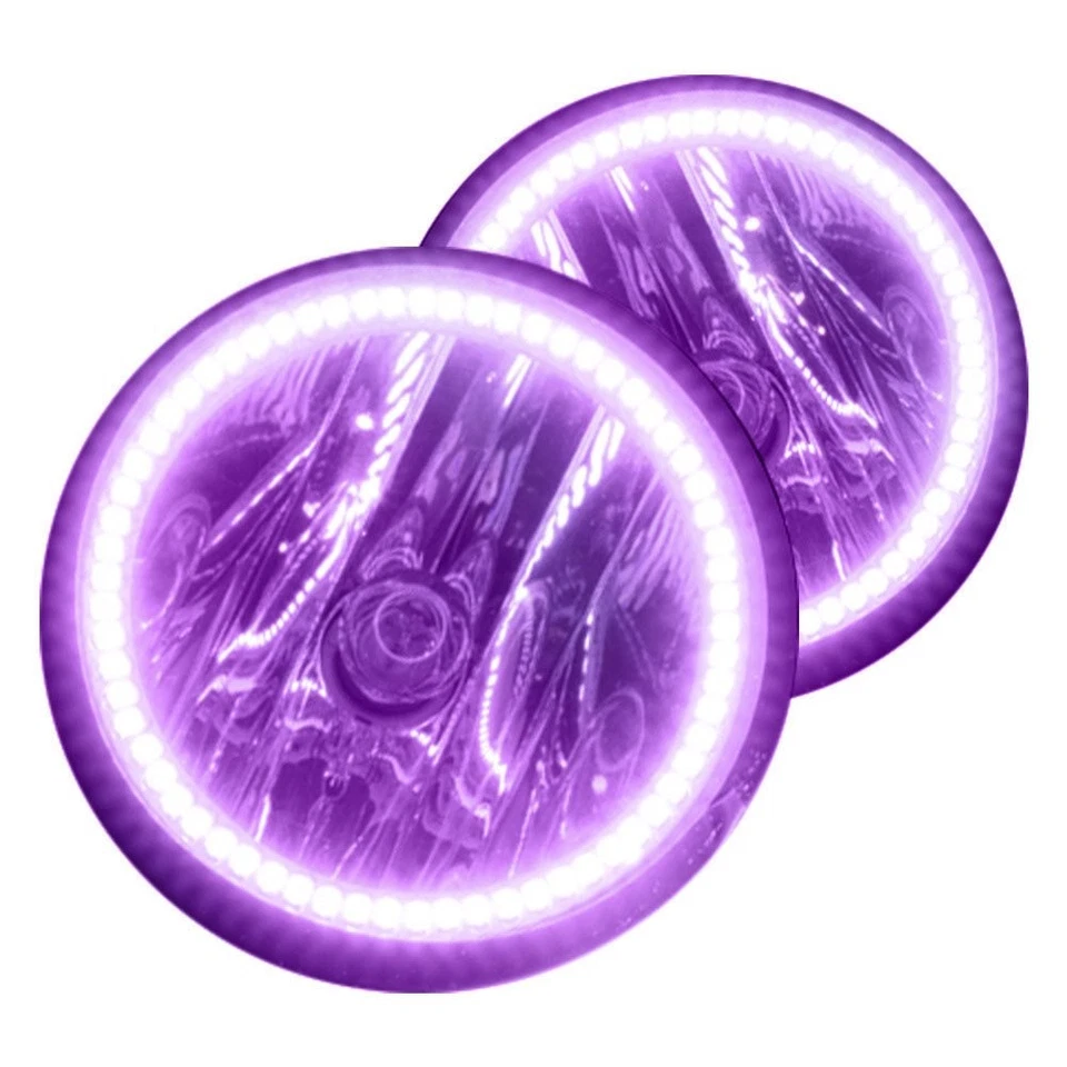 LED Fog Lights Halo Ring Lights UV/Purple For 2004-2012 Nissan Titan Foto 3 de 4