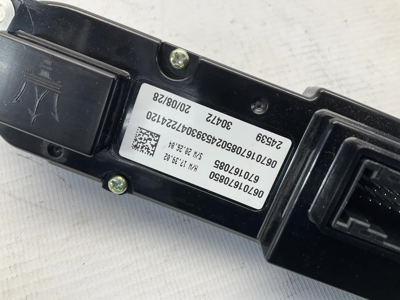 19-23 Maserati Levante Heater AC A/C Air Temperature Control Panel Q