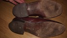 Florsheim Mens 10 1/2 E Como Loafers Black Cherry Leather Tassel Slip On Dress — photo 9