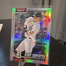⚾2026 Topps Series 1 KERRY CARPENTER Silver Rainbow Foil Parallel #81 Tigers