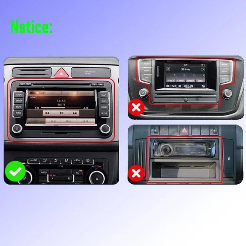 Radio estéreo de coche 9" para VW Tiguan 2008-2016 inalámbrica CarPlay Android 15 GPS navegación Foto 2 de 4