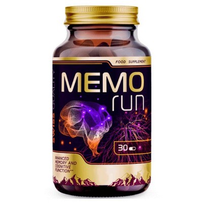 Memo Run - Advanced, Natural Brain Support Formula (30 Capsules)