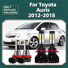 Car Headlights 12000LM 90W LED 6000K Turbo Lamp 12V For Toyota Auris 2012-2018