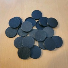 Lot Of 20 2  25mm Round Bases for Warhammer 40k,AoS,DnD,etc. 22 bases total