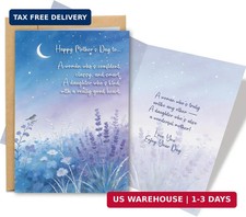 Heartfelt Poem Mother's Day Card for Daughter, Mother's Day Card from Mom, Daugh