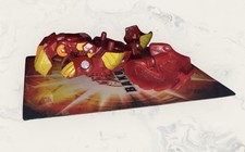Bakugan Hawktor 650G Red Pyrus Gundalian Invaders Battle Brawlers Ships In a Box