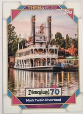 Official 2025 Topps Disneyland 70th Mark Twain Riverboat Card 21/55 Card