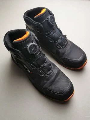 DEWALT MCLAREN F1 Team Mens Size 11 Traction BOA Safety Boots USED Black Orange - Image 1 of 4