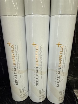 3x Sebastian Shaper Plus Extra Hold Hairspray 10.6 oz new