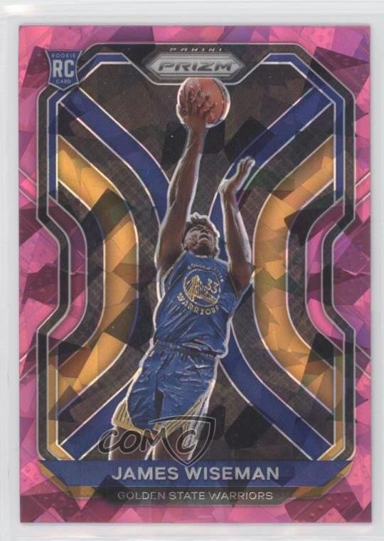 2020-21 Panini Prizm Pink Ice Prizm James Wiseman #268 Rookie RC 5i2