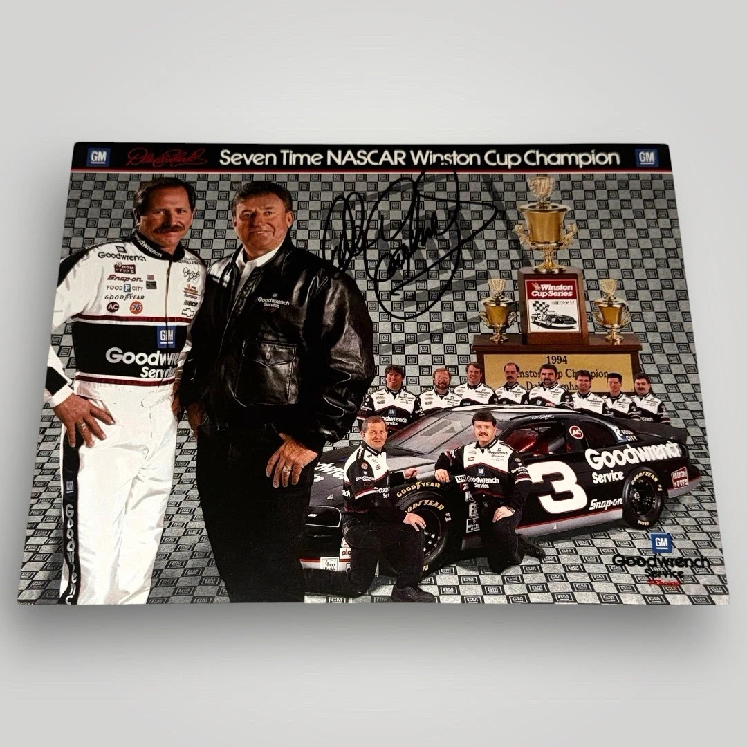 デイル　アンハート　シニア　NASCAR 直筆サイン入り写真(紙) Dale Earnhardt Sr Autograph Indiana Nascar Autographed Photos for