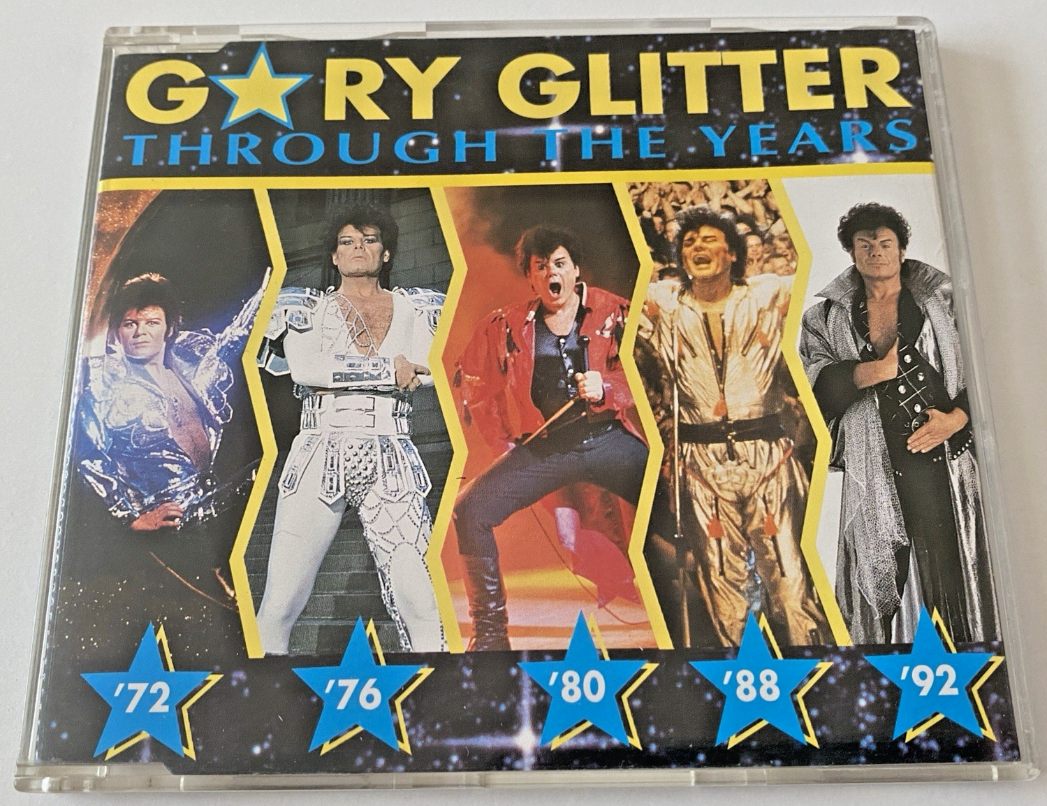 Gary Glitter – Through The Years UK CD 4 Track EP 1992 EMI Rock And Roll Pt 1 &2