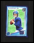 2025 Jaxson Dart - Donruss Optic Rated Rookie Blue Glitter Prizm #273 Giants C