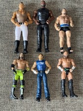 6 WWE figure Lot Azeez Omos Aj Styles Rusev Dean Ambrose Mike Kanellis Basic