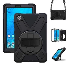 Case for Lenovo Tab M8 3rd Gen 2021 - Heavy Duty Shockproof Case with Kickstand