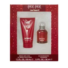 Cacharel Amor Amor Gift Set 1 oz EDP, 1.7 oz Body Lotion 2 PC