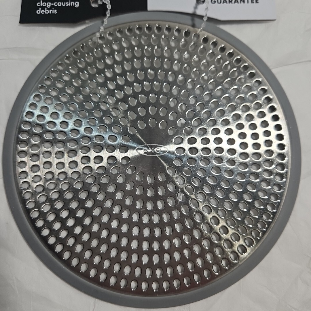 OXO Good Grips Stainless Steel Shower Stall Drain Protector Cover Hair