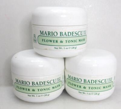 MARIO BADESCU SKIN CARE FLOWER & TONIC MASK 1 OZ  - LOT OF 3