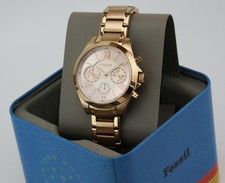 Fossil BQ3036 Rose Gold Dial Stainless 
