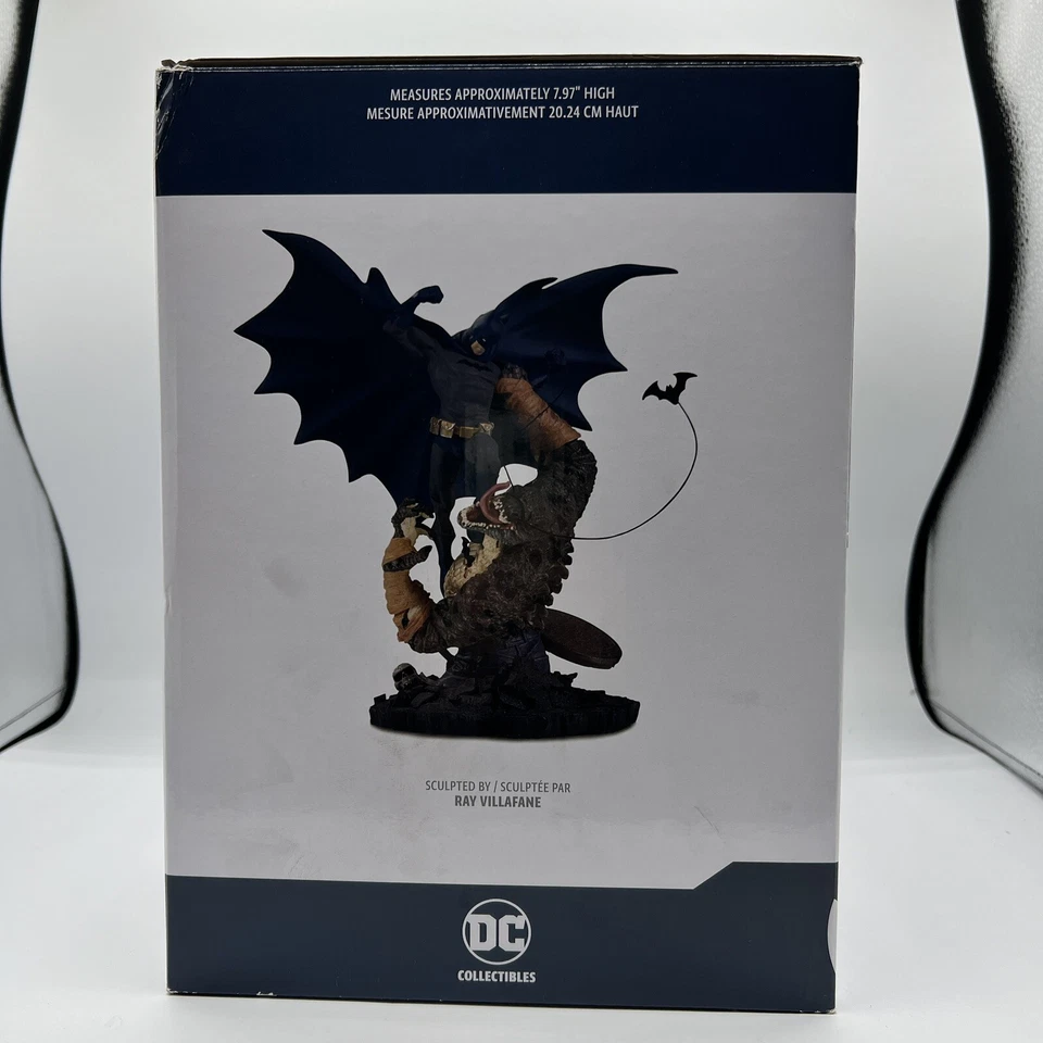 DC Comics Coleccionables Batman Vs Killer Croc Mini Estatua de Batalla Limitada Raro Nuevo Foto 4 de 4