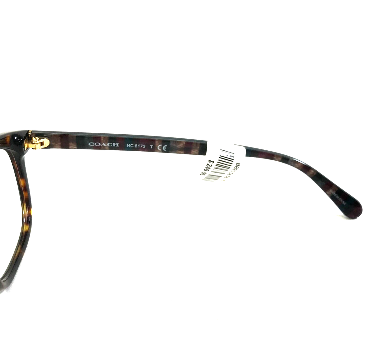 NEW COACH women\'s hc6173 oval eyeglasses in dark tortoise Eyeglasses Coach HC 6173 5120 Dark Tortoise - Walmart.com main image 4