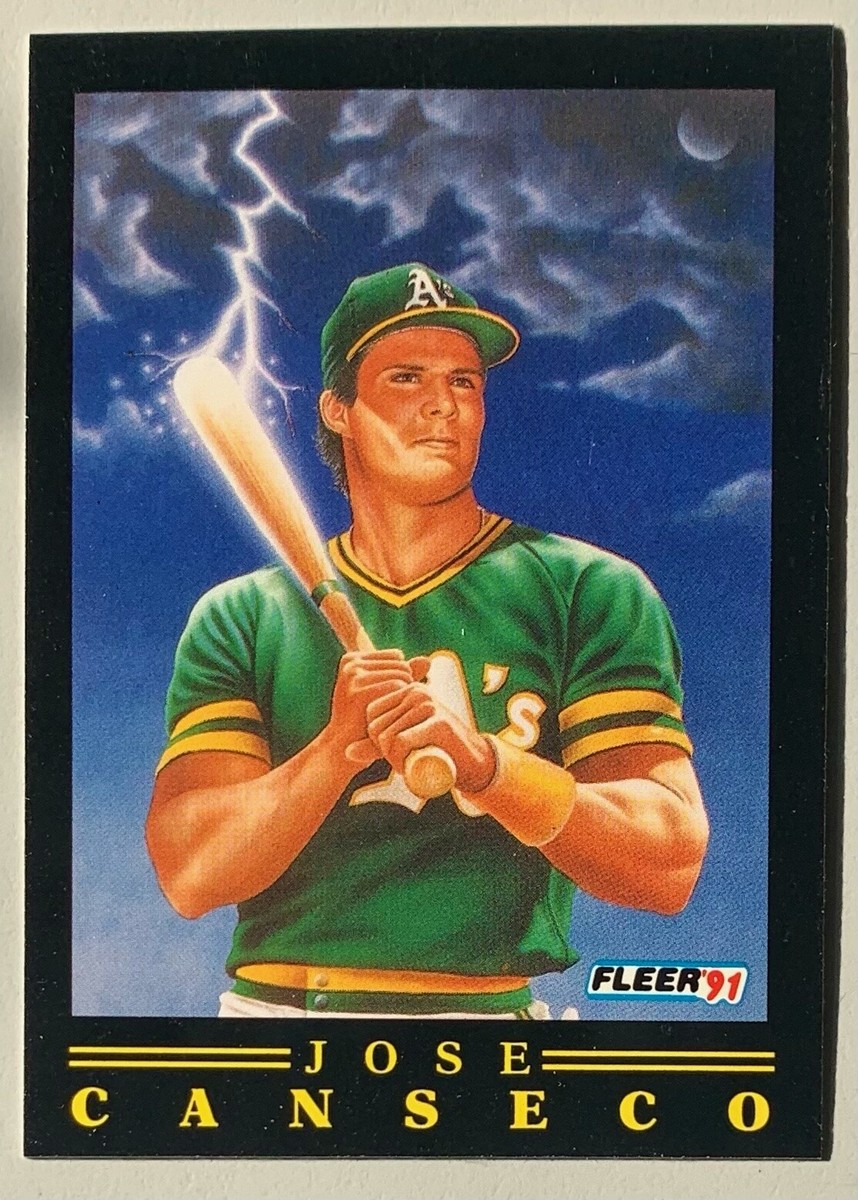 JOSE CANSECO, 1991 FLEER 