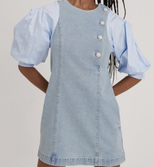 white christmas dresses Gina Denim Dress by Jude Connally – Jilli Boutique main image 1