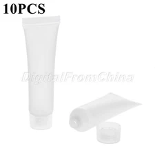 10pcs Empty Clear Tube Cosmetic Cream Lotion Containers 15/30/50/100ml Fashion