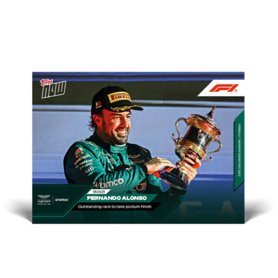 Topps Now Formula 1 2023 - Card 002 - Fernando Alonso - Aston Martin