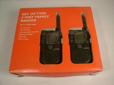 Brookstone Set of Two 2-Ways Family Radios. NEW in Original Package.