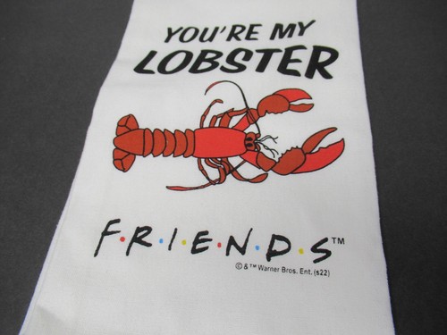 NEW FRIENDS The TV Show You're My Lobster F Dishcloth Tea Hand Towel - Picture 2 of 9