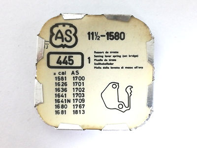 Mov AS 1580 Ersatzteil 445 Original Zugfeder Einstellhebel