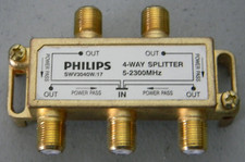 4 WAY / PORT SPLITTER 5 MHZ - 2300 MHZ PHILIP...