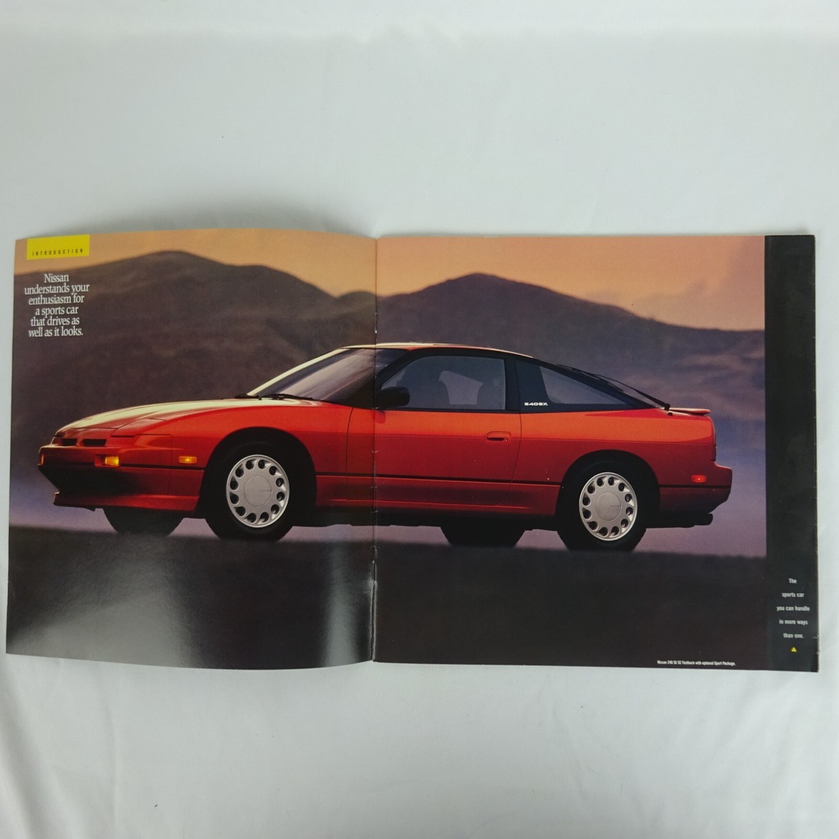 Nissan 240 SX First Year Brochure Catalog ~ Printed in 1988 ~ EUC