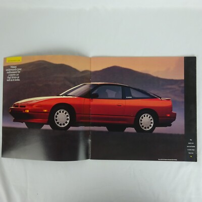 Nissan 240 SX First Year Brochure Catalog ~ Printed in 1988 ~ EUC