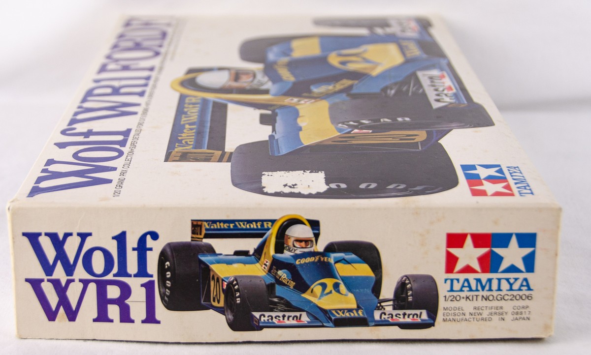 Tamiya 1:20 Scale Grand Prix Wolf WR1 Ford F1 Japan Model Car Kit