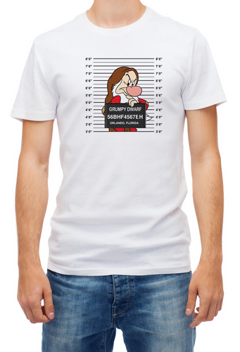 Mugshot Grumpy Dwarf 7 Dwarfs funny 