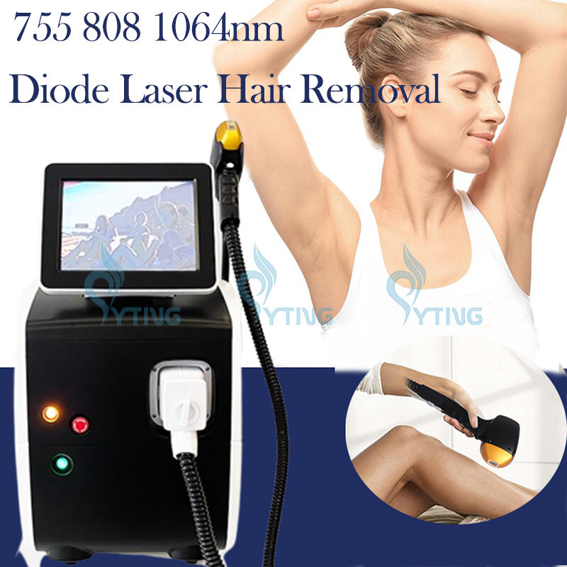 Portable Ice Titanium lazer permant hair removal machine diode laser depilation-image