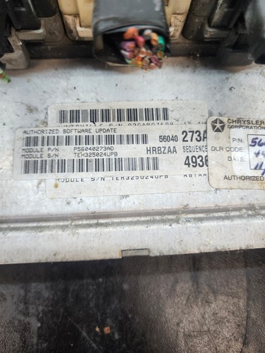 2001 Dodge RAM 5.9L Engine Control Module ECU ECM P56040273AG OEM - Picture 5 of 6