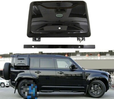 Black Exterior Side Mounted Gear Box Carrier Fits For Defender 110 130 2020-2026