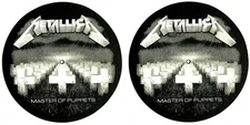 Metallica Master of Puppets Slipmat Vinyl Record Album Turntable Slip Mat Pair